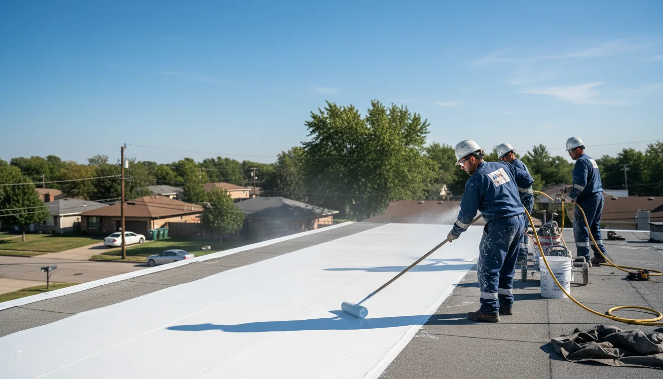 Commercial roof coating in Sackets Harbor, NY near me